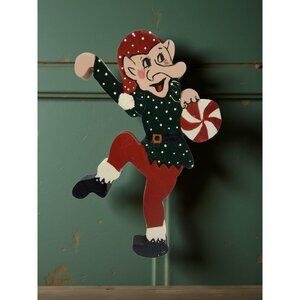 vintage kiki keepsake collection 1991 handcrafted wooden elf figurine